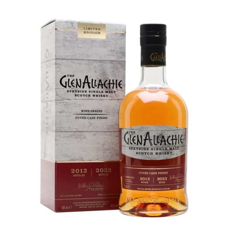 Distillery 10 Year Old – Glenallachie 2012 / 10 Year Old / Cuvee Wine Cask Finish Speyside Whisky (Speyside) | N/A% ABV, 700ml – Buy Now