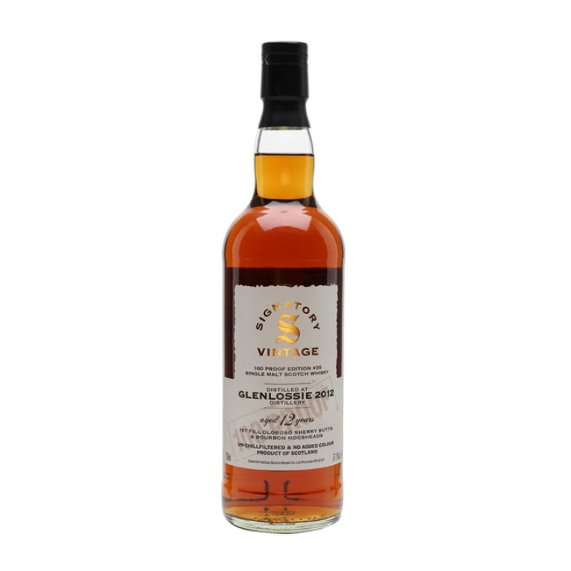 Distillery 12 Year Old – Glenlossie 2012 /12 Year Old / 100 Proof Edition #35 / Signatory Speyside Whisky (Speyside) | N/A% ABV, 700ml – Buy Now