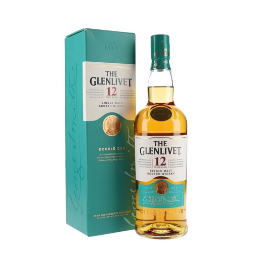 Distillery 12 Year Old – Glenlivet 12 Year Old Double Oak Speyside Single Malt Scotch Whisky (Speyside) | N/A% ABV, 700ml – Buy Now