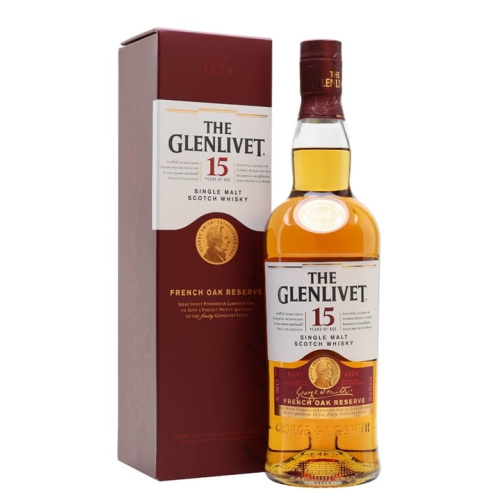 Glenlivet 15 Year Old / French Oak Reserve Speyside Single Malt Scotch Whisky