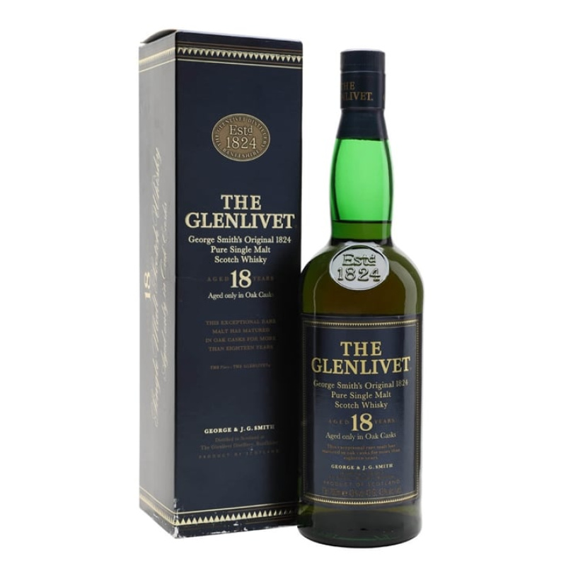 Distillery 18 Year Old – Glenlivet 18 Year Old / Bot.1990s Speyside Single Malt Scotch Whisky (Speyside) | N/A% ABV, 700ml – Buy Now