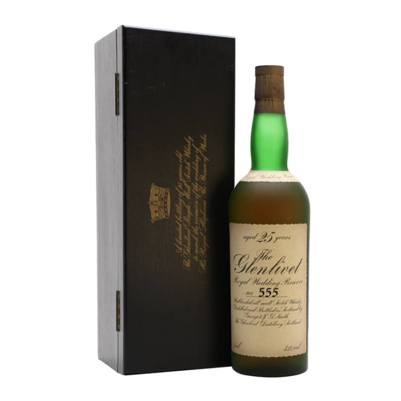 Glenlivet 25 Year Old / Royal Wedding Reserve Speyside Single Malt Scotch Whisky