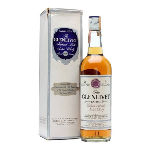 Distillery 34 Year Old – Glenlivet 34 Year Old / 150th Anniversary Speyside Whisky (Speyside) | N/A% ABV, 700ml – Buy Now