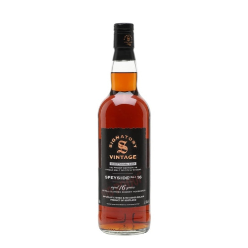 Distillery 16 Year Old – Speyside (GL) 16 Year Old / 100 Proof Exceptional Edition 8 / Signatory Speyside Whisky (Speyside) | N/A% ABV, 700ml – Buy Now