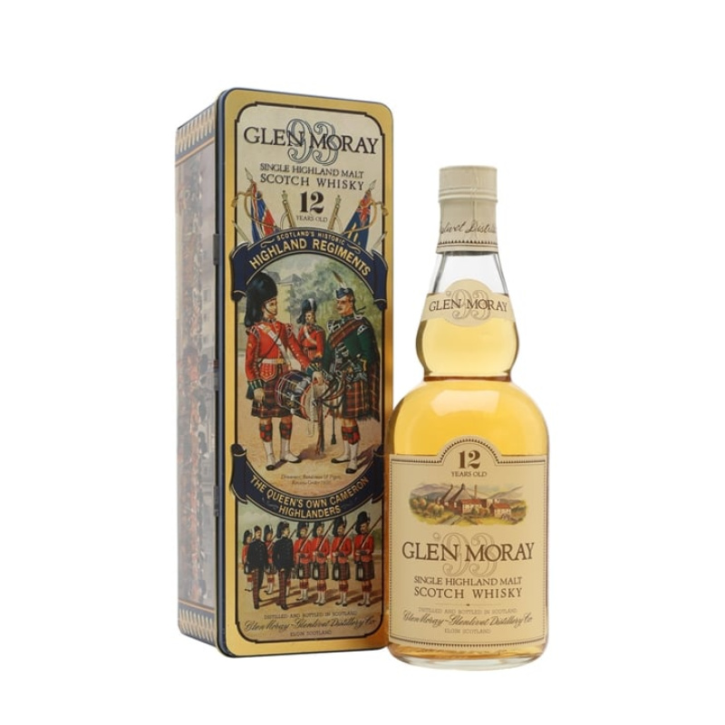Distillery 12 Year Old – Glen Moray 12 Year Old / Bot.1980s / The Queen's Own Cameron Speyside Whisky (Speyside) | N/A% ABV, 700ml – Buy Now