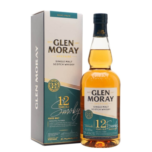 Distillery 12 Year Old – Glen Moray Smoky 12 Year Old Speyside Single Malt Scotch Whisky (Speyside) | N/A% ABV, 700ml – Buy Now