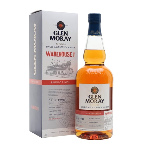 Distillery NAS Year Old – Glen Moray 1998 / Barolo Finish / Warehouse 1 Release Speyside Whisky (Speyside) | N/A% ABV, 700ml – Buy Now