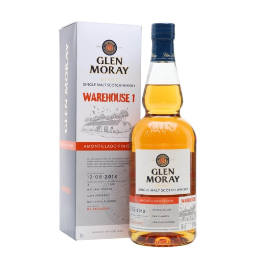 Distillery NAS Year Old – Glen Moray 2013 / Amontillado Finish / Warehouse 1 Release Speyside Whisky (Speyside) | N/A% ABV, 700ml – Buy Now