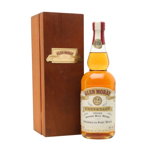 Distillery NAS Year Old – Glen Moray Centenary / Bot.1997 / Port Wood Finish Speyside Whisky (Speyside) | N/A% ABV, 700ml – Buy Now
