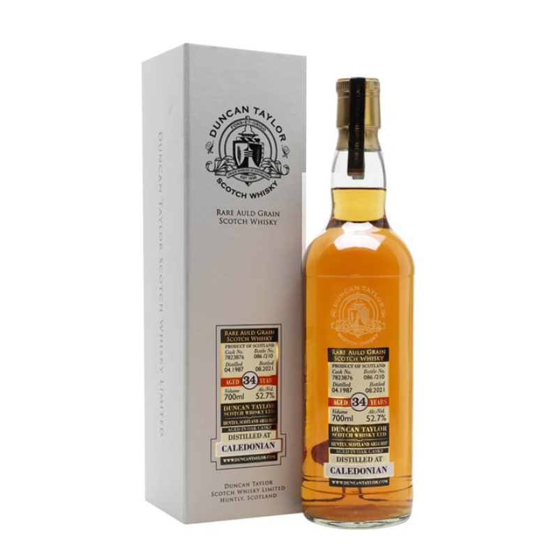 Distillery 34 Year Old – Caledonian 1987 Rare Auld / 34 Year Old / Duncan Taylor Grain Whisky (Scotland) | N/A% ABV, 700ml – Buy Now