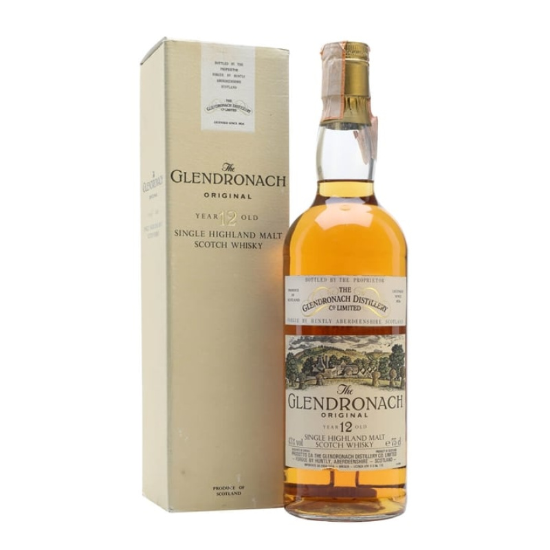 Glendronach 12 Year Old / Original / Previ Import / Bot.1980s Highland Single Malt Scotch Whisky