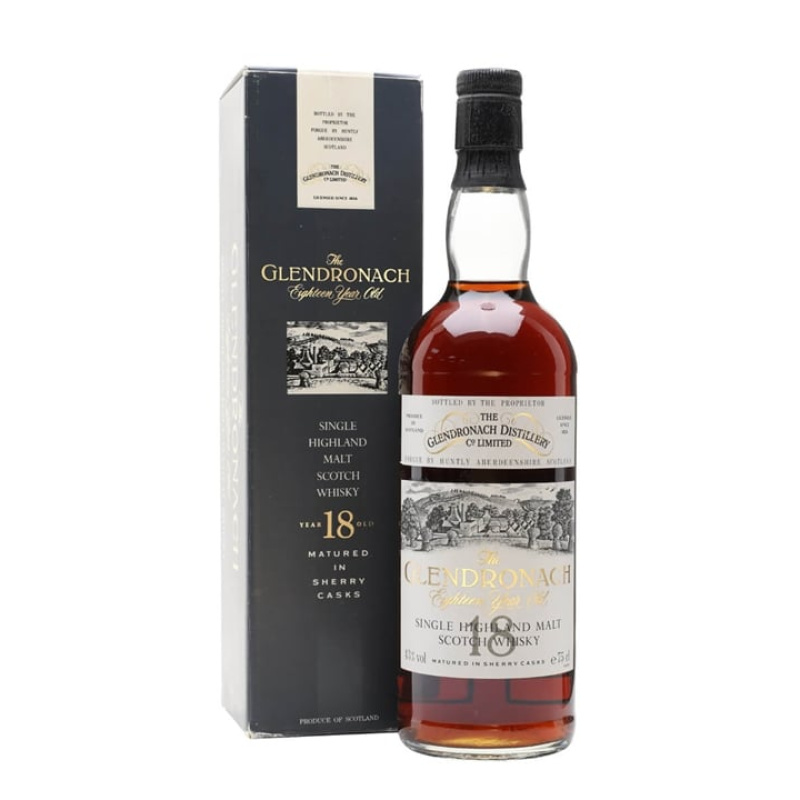 Distillery 18 Year Old – Glendronach 1973 / 18 Year Old / Sherry Cask Highland Whisky (Highland) | N/A% ABV, 700ml – Buy Now