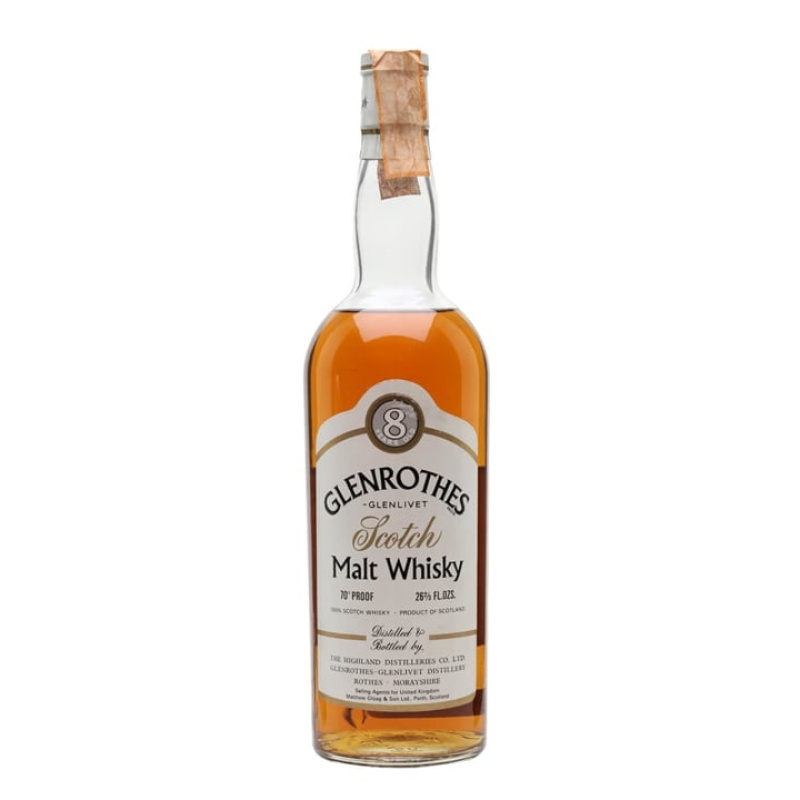 Glenrothes 8 Year Old / Bot.1970s Speyside Single Malt Scotch Whisky