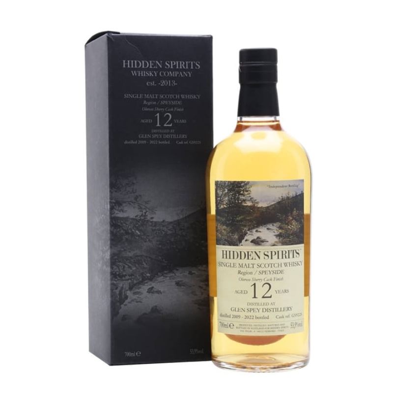 Glen Spey 2009 / 12 Year Old / Hidden Spirits Speyside Single Malt Scotch Whisky