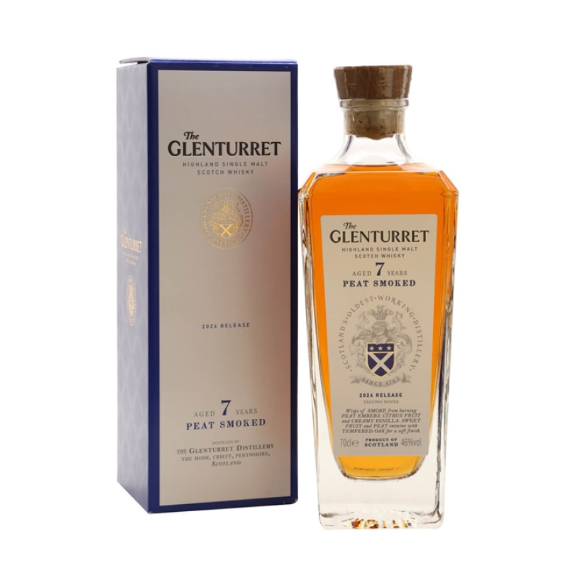 Distillery 7 Year Old – Glenturret 7 Year Old Peat Smoked / 2024 Release Highland Whisky (Highland) | N/A% ABV, 700ml – Buy Now