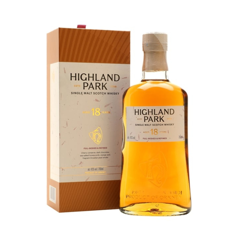 Distillery 18 Year Old – Highland Park 18 Year Old Island Single Malt Scotch Whisky (Highland) | N/A% ABV, 700ml – Buy Now