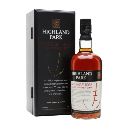 Distillery 35 Year Old – Highland Park 1968 / 35 Year Old / Single Cask #2277 Island Whisky (Highland) | N/A% ABV, 700ml – Buy Now