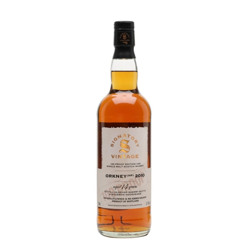 Orkney (HP) 2010 / 14 Year Old / 100 Proof Edition #38 / Signatory Island Single Malt Scotch Whisky