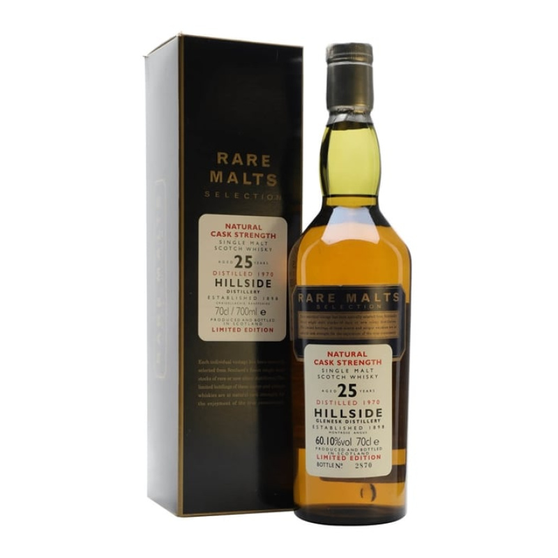 Hillside 1970 / 25 Year Old / Rare Malts Highland Single Malt Scotch Whisky