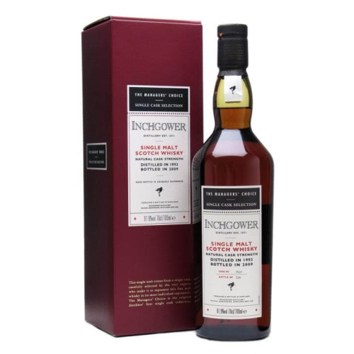 Distillery NAS Year Old – Inchgower 1993 / Managers' Choice / Sherry Cask Speyside Whisky (Speyside) | N/A% ABV, 700ml – Buy Now