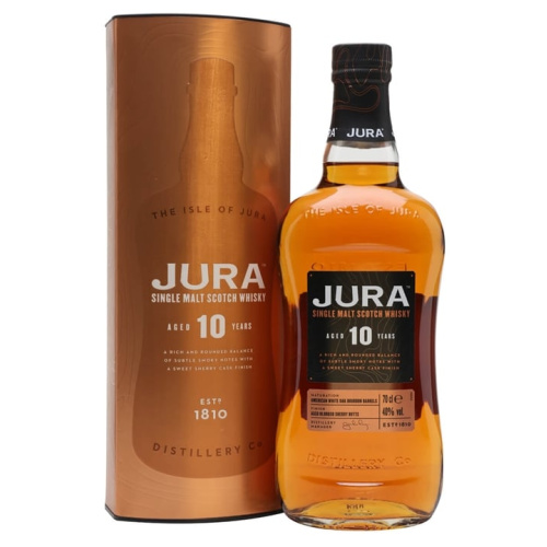 Distillery 10 Year Old – Jura 10 Year Old Island Single Malt Scotch Whisky (Island) | N/A% ABV, 700ml – Buy Now