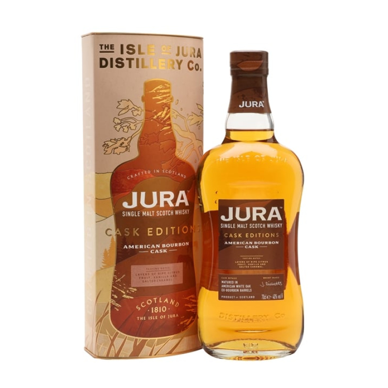 Distillery NAS Year Old – Jura Bourbon Cask Island Single Malt Scotch Whisky (Island) | N/A% ABV, 700ml – Buy Now