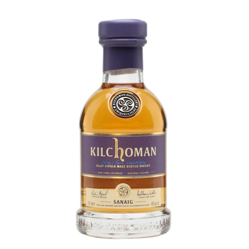 Distillery NAS Year Old – Kilchoman Sanaig / Small Bottle Islay Single Malt Scotch Whisky (Islay) | N/A% ABV, 700ml – Buy Now