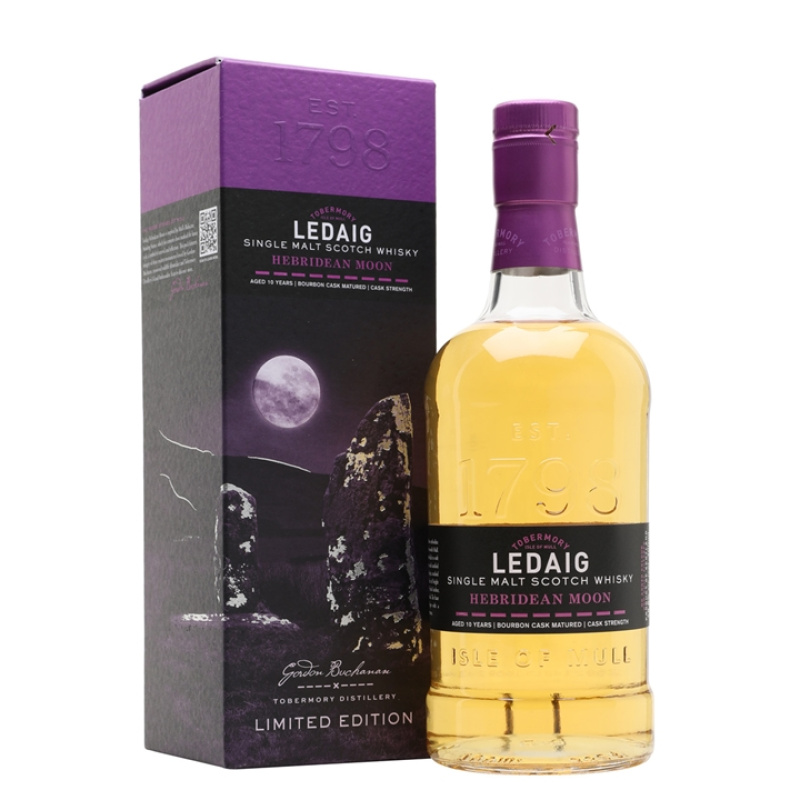 Ledaig 10 Year Old Hebridean Moon Island Single Malt Scotch Whisky