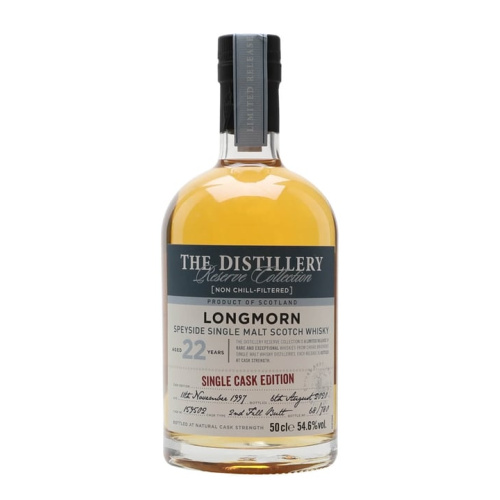 Distillery 22 Year Old – Longmorn 1997 / 22 Year Old / Cask #159502 / Distillery Reserve Collection Speyside Whisky (Speyside) | N/A% ABV, 700ml – Buy Now