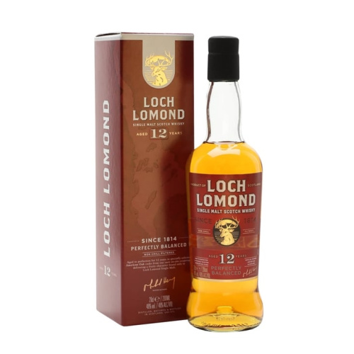 Loch Lomond 12 Year Old / Small Bottle Highland Single Malt Scotch Whisky