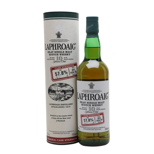 Distillery 10 Year Old – Laphroaig 10 Year Old Cask Strength / Batch 001 / Bot.2009 Islay Whisky (Islay) | N/A% ABV, 700ml – Buy Now
