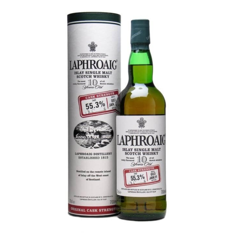 Laphroaig 10 Year Old Cask Strength / Batch 003 / Bot.2011 Islay Single Malt Scotch Whisky