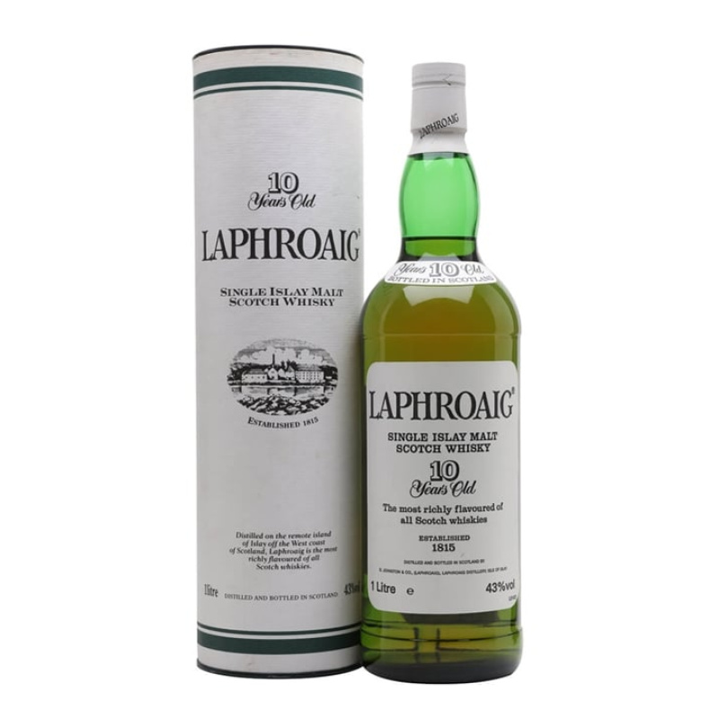 Distillery 10 Year Old – Laphroaig 10 Year Old / Bot.1990s / Pre Royal Warrant Islay Whisky (Islay) | N/A% ABV, 700ml – Buy Now