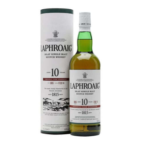 Laphroaig 10 Year Old Cask Strength / Batch 006 / Bot.2014 Islay Single Malt Scotch Whisky