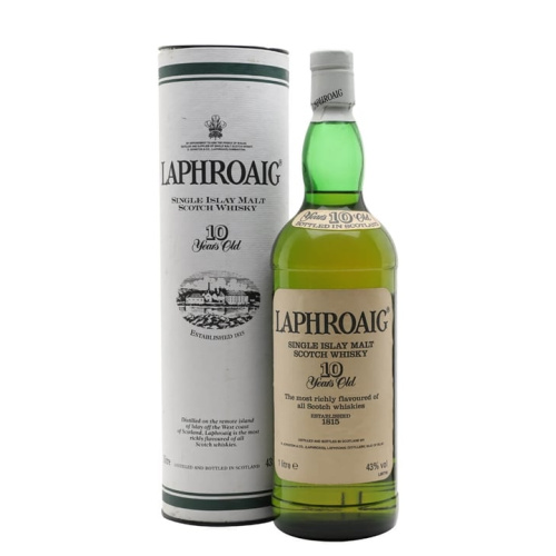 Laphroaig 10 Year Old / Bot.1990s / Post Royal Warrant Islay Single Malt Scotch Whisky