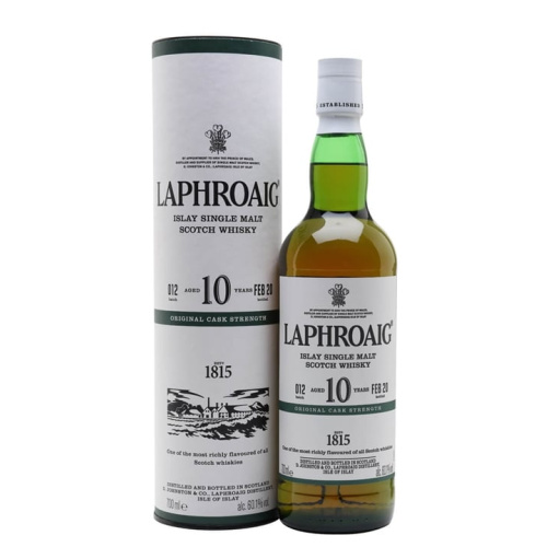 Distillery 10 Year Old – Laphroaig 10 Year Old / Cask Strength / Batch 012 / Bot.2020 Islay Whisky (Islay) | N/A% ABV, 700ml – Buy Now