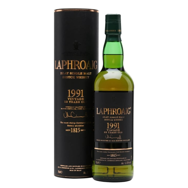 Distillery 23 Year Old – Laphroaig 1991 / 23 Year Old Islay Single Malt Scotch Whisky (Islay) | N/A% ABV, 700ml – Buy Now