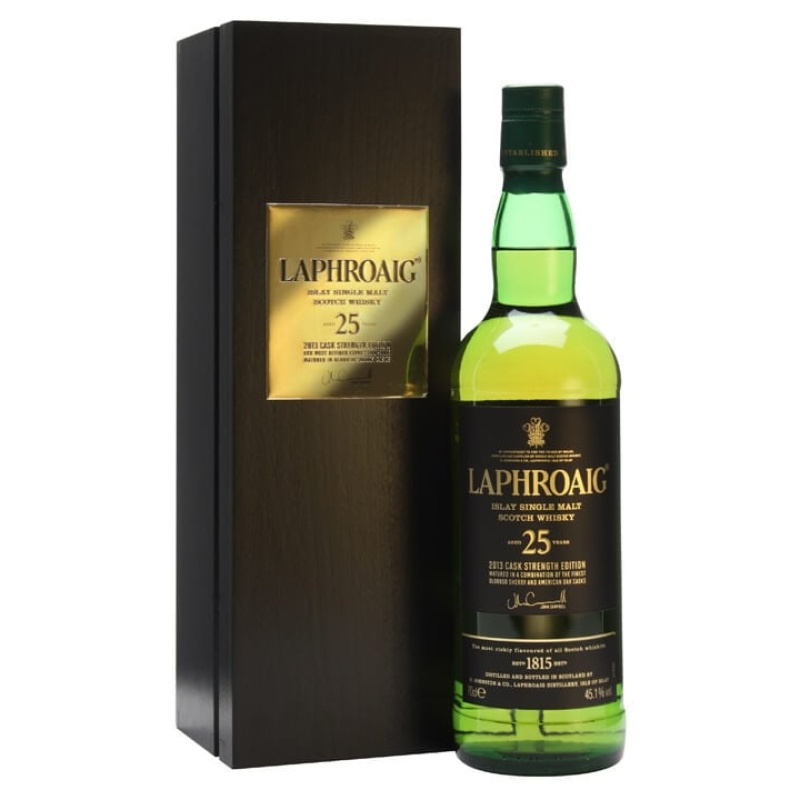 Distillery 25 Year Old – Laphroaig 25 Year Old / Cask Strength / Bot.2013 Islay Whisky (Islay) | N/A% ABV, 700ml – Buy Now