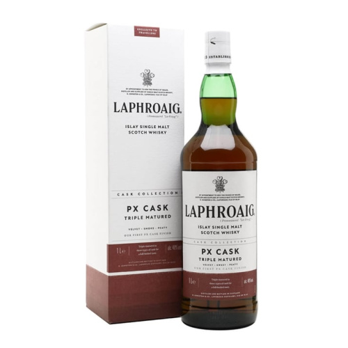 Distillery NAS Year Old – Laphroaig PX Cask / Litre Islay Single Malt Scotch Whisky (Islay) | N/A% ABV, 700ml – Buy Now