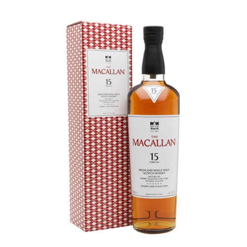 Distillery 15 Year Old – Macallan 15 Year Old Double Cask Speyside Single Malt Scotch Whisky (Speyside) | N/A% ABV, 700ml – Buy Now