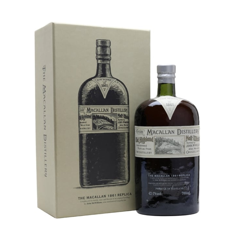 Distillery NAS Year Old – Macallan 1861 Replica Speyside Single Malt Scotch Whisky (Speyside) | N/A% ABV, 700ml – Buy Now
