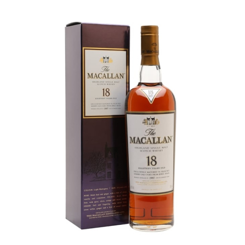 Distillery 18 Year Old – Macallan 1997 / 18 Year Old / Sherry Cask Speyside Whisky (Speyside) | N/A% ABV, 700ml – Buy Now