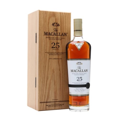 Distillery 25 Year Old – Macallan 25 Year Old / Sherry Oak / 2023 Release Speyside Whisky (Speyside) | N/A% ABV, 700ml – Buy Now