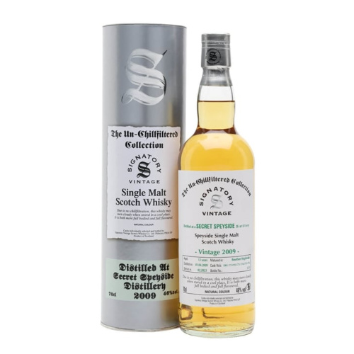 Secret Speyside 2009 / 13 Year Old / Signatory Single Malt Scotch Whisky