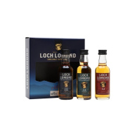 Loch Lomond Distillery 12 Year Old Miniature Gift Set /3x5cl Highland Single Malt Scotch Whisky