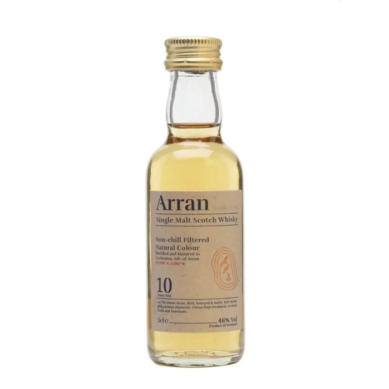 Distillery 10 Year Old – Arran 10 Year Old Malt Miniature Island Single Malt Scotch Whisky (Island) | N/A% ABV, 700ml – Buy Now