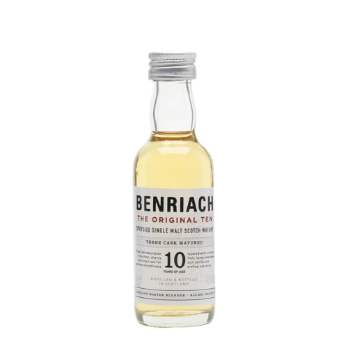 Benriach The Original Ten / 10 Year Old / Miniature Speyside Single Malt Scotch Whisky