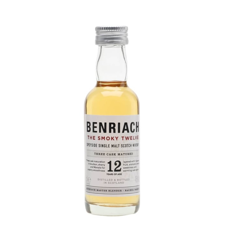 Distillery 12 Year Old – Benriach The Smoky Twelve / 12 Year Old / Miniature Speyside Whisky (Speyside) | N/A% ABV, 700ml – Buy Now