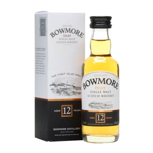 Distillery 12 Year Old – Bowmore 12 Year Old Miniature Islay Single Malt Scotch Whisky (Islay) | N/A% ABV, 700ml – Buy Now