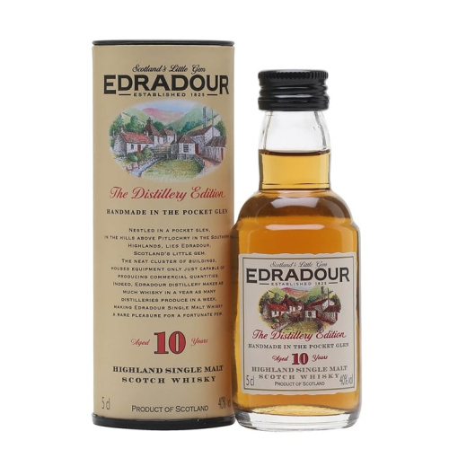 Distillery 10 Year Old – Edradour 10 Year Old Miniature Highland Single Malt Scotch Whisky (Highland) | N/A% ABV, 700ml – Buy Now